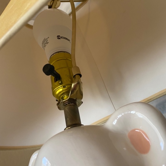 Vintage Ceramic Teddy Bear Lamp - Picture 14 of 14